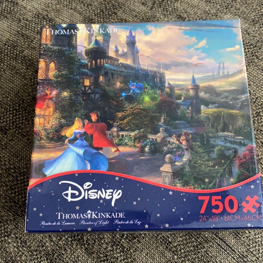 Disney Sleeping Beauty Thomas Kinkade puzzle